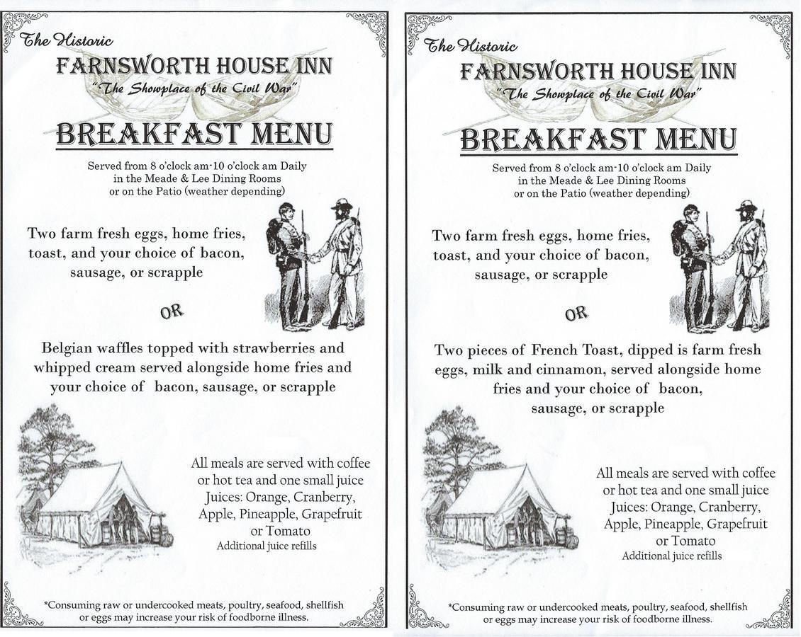 גטיסברג Farnsworth House Inn מראה חיצוני תמונה